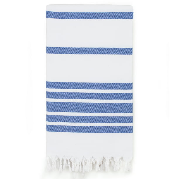 100 % Turkish Cotton Herringbone Peshtemal Authentic Beach Towel